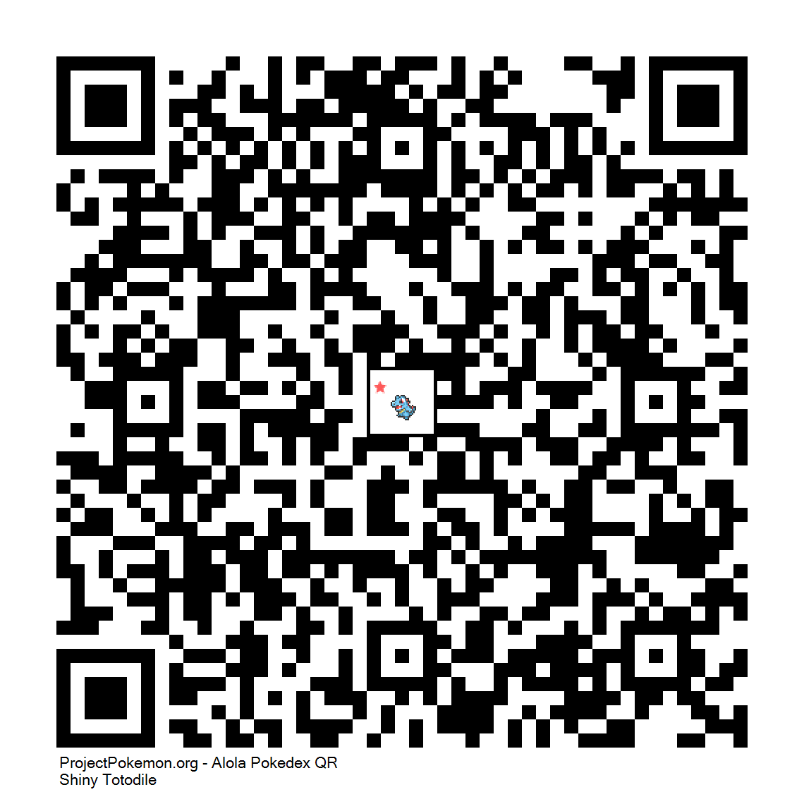Cdigo QR de Totodile variocolor